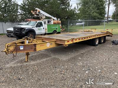 1990 Zieman T/A Tagalong Equipment Trailer