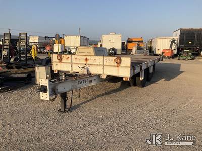 1993 Zieman TT-179 T/A Tagalong Equipment Trailer