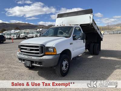 2000 Ford F-450 SD Dump Flatbed Truck