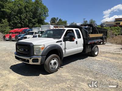 2015 Ford F-450 SD Extended-Cab Dump Flatbed Truck
