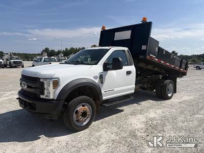 2019 Ford F-450 SD Regular Cab DRW Dump Flatbed Truck