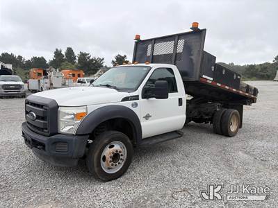 2016 Ford F450 Dump Flatbed Truck