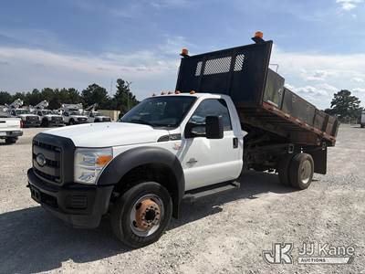 2016 Ford F-450 SD Regular Cab DRW Dump Flatbed Truck