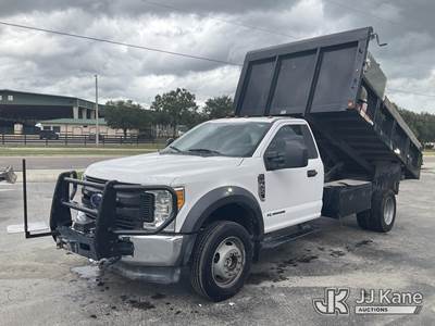 Ford F-450 Flatbed Dump Truck