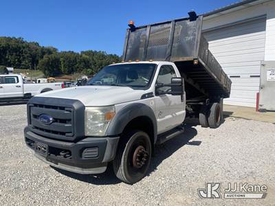 2016 Ford F-450 SD Regular Cab DRW Dump Flatbed Truck