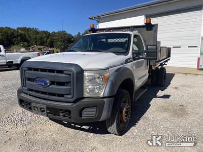 2015 Ford F-450 SD Regular Cab DRW Dump Flatbed Truck