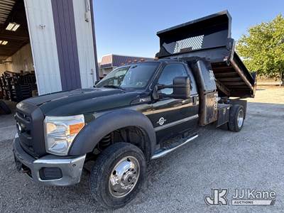 2015 Ford F-550 Dump Flatbed Truck