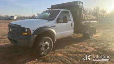 2006 Ford F550 Dump Flatbed Truck