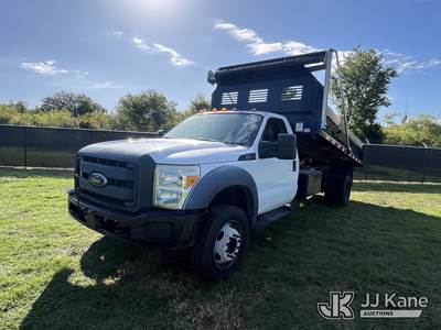 2015 Ford F550 Dump Flatbed Truck
