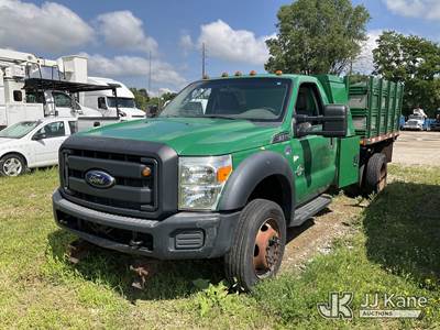 2013 Ford F-550 Regular Cab DRW Flatbed/Dump Truck