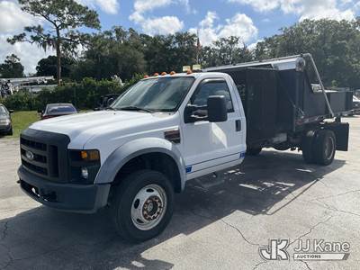 2008 Ford F-550 Dump Flatbed Truck