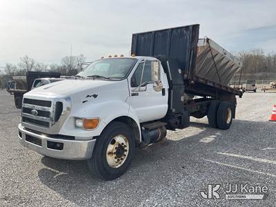 2015 Ford F-750 Dump Flatbed Truck