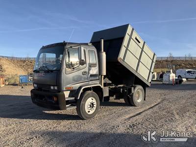2002 GMC T7500 Tilt Cab Dump Flatbed Truck