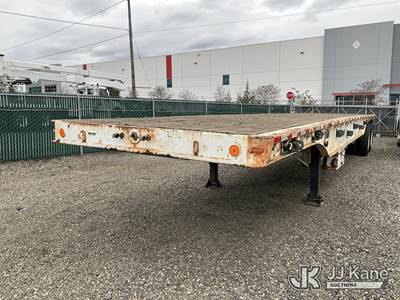 1974 BROW High Flatbed Trailer
