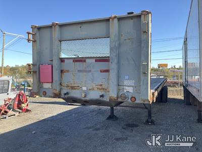 2012 Clark CFBT-2012 T/A High Flatbed Trailer