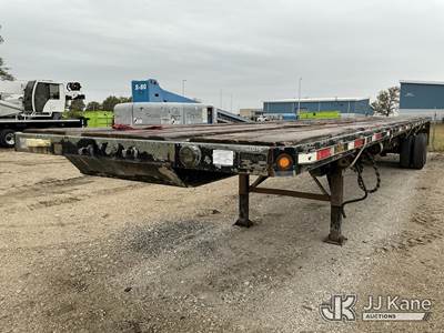 2008 EHS P8048FS T/A High Flatbed Trailer
