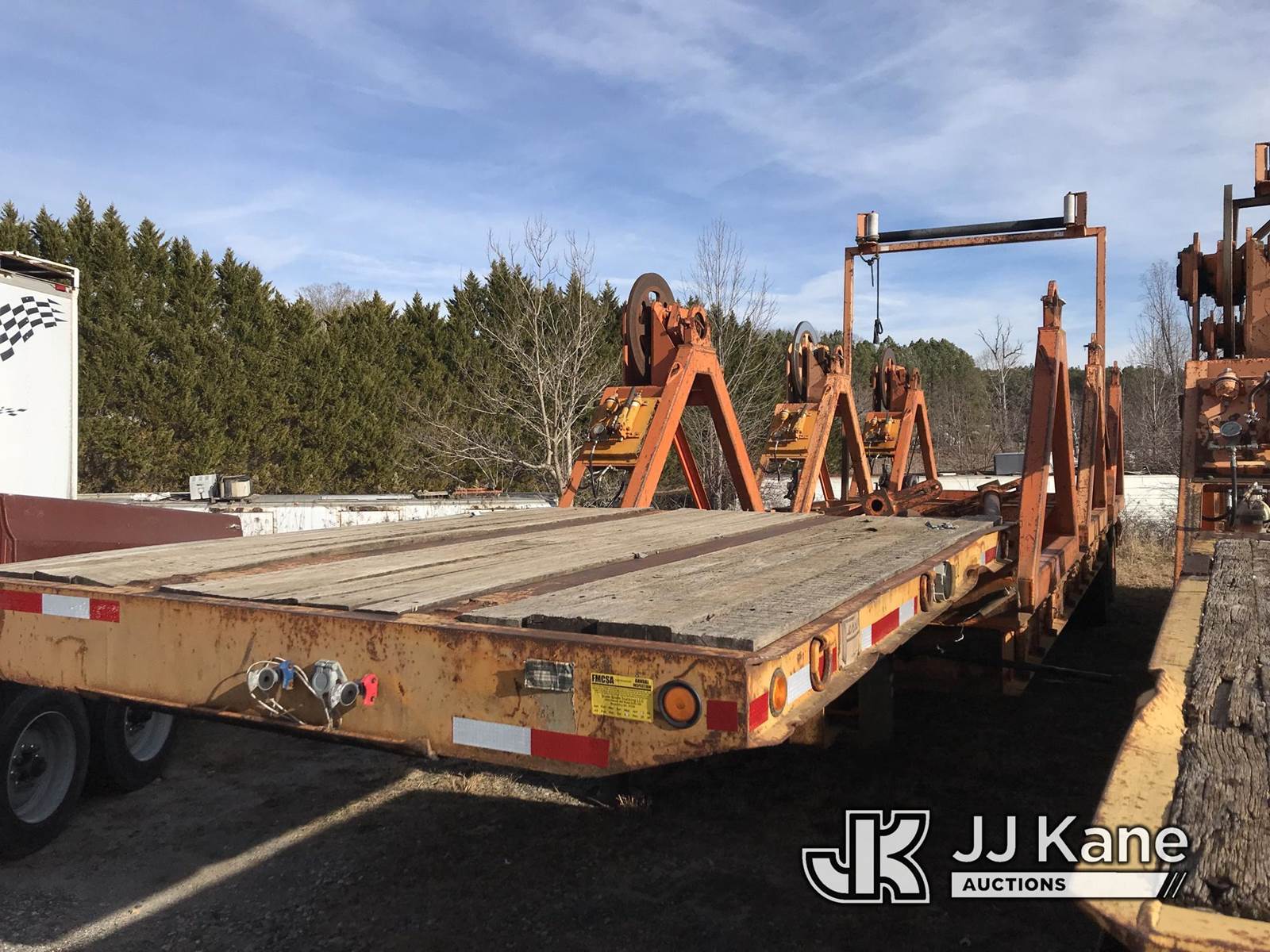 1993 Ferree LT35D 35 Ton T/A Step Deck Trailer For Sale Mount Airy