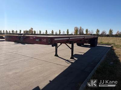 1971 Fruehauf 40ft High Flatbed Trailer