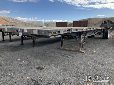 1993 Lufkin 42ft Flatbed Trailer (Seller States: Bad Frame) This is a Titled Item