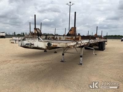 1982 Lufkin T/A High Flatbed Trailer