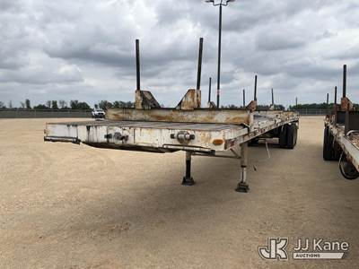 1984 Lufkin T/A High Flatbed Trailer