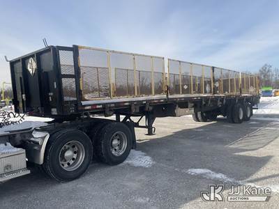 2017 Manac 10245K011 T/A High Flatbed Trailer
