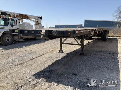 2015 Pitts Trailers Extendable T/A Semi High Flatbed Trailer