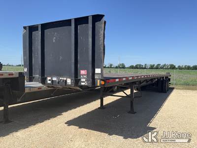 2004 Pratt FLB00452G1 T/A High Flatbed Trailer