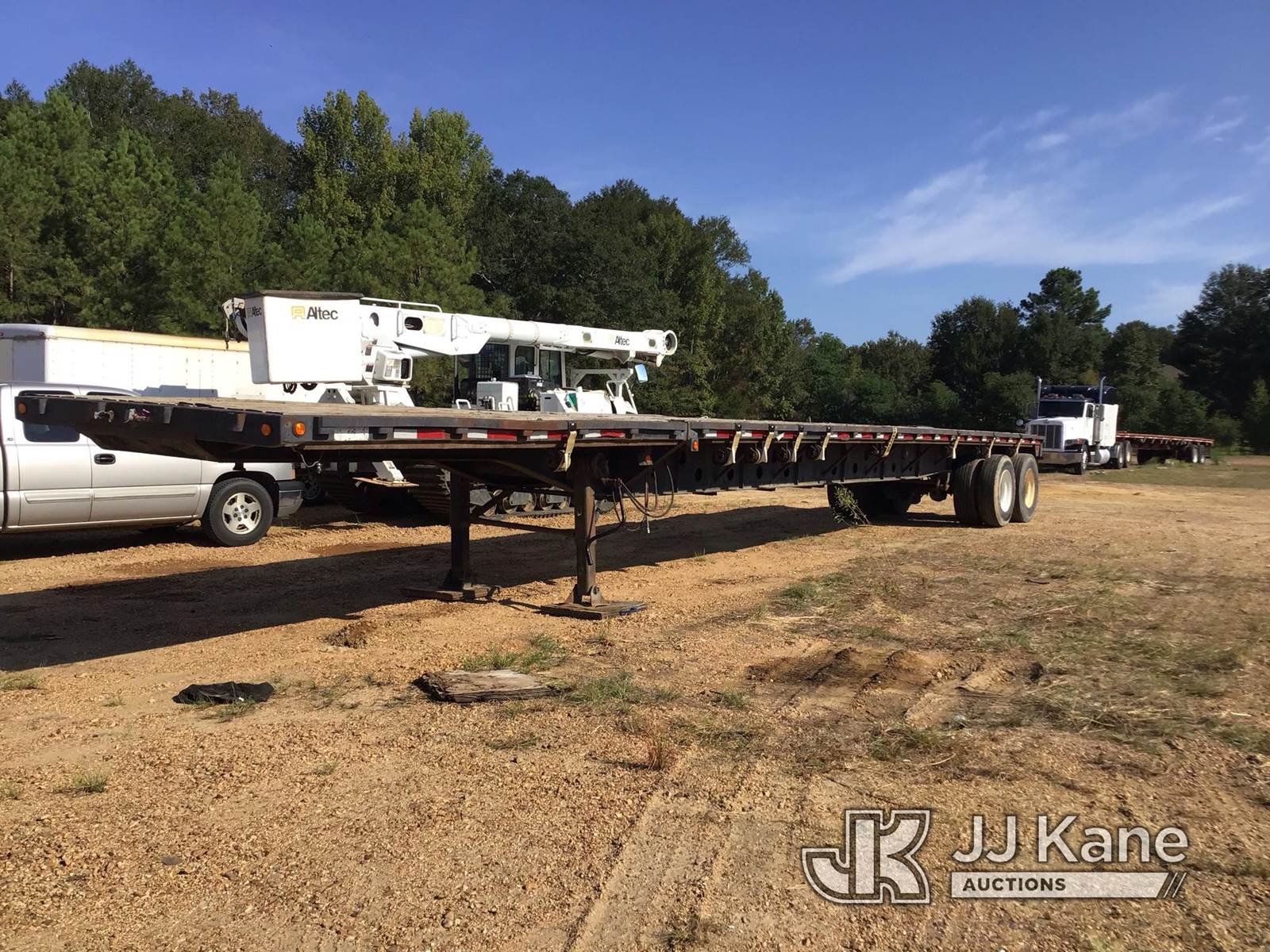 1992 Transcraft TF 4860 T/A High Flatbed Trailer For Sale Byram, MS BM576