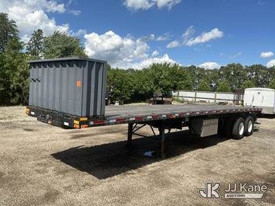 2007 Transcraft TL-2000N S2 40x102 T/A High Flatbed Trailer