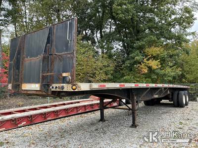2016 Utility Trailer Manufacturer FS20HA T/A High Flatbed Trailer