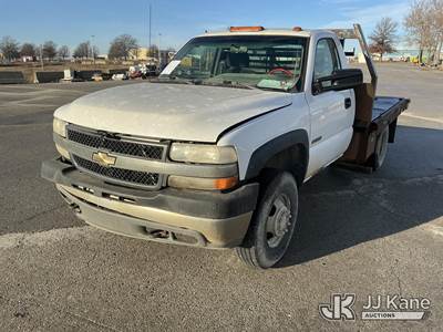 2001 Chevrolet Silverado 3500 Flatbed Truck