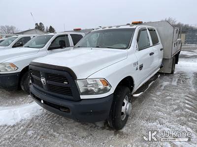 2012 Dodge Ram 3500 4x4 Flatbed Truck