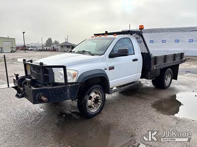 2008 Dodge Ram 5500 Flatbed Truck