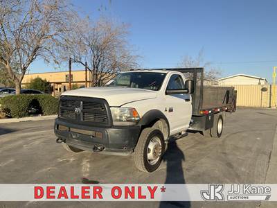 2012 Dodge Ram 5500 Regular Cab 4WD Flatbed Truck