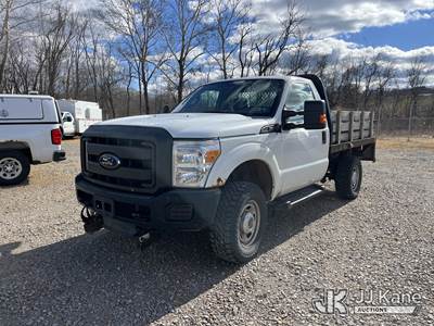 2014 Ford F250 4x4 Flatbed Truck