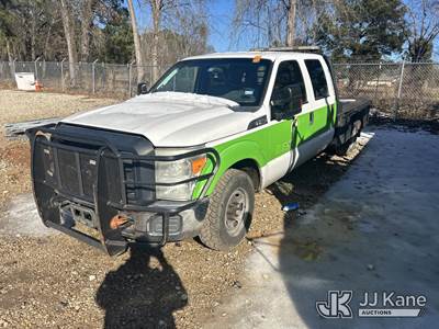 2013 Ford F-250 SD Crew-Cab Flatbed Truck