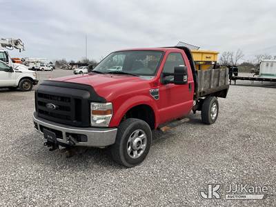 2009 Ford F250 4x4 Flatbed Truck