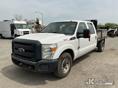 2013 Ford F250 Crew-Cab Flatbed Truck