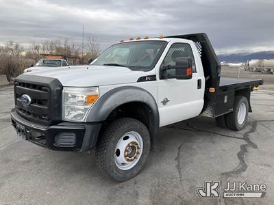 2011 Ford F450 4x4 Flatbed Truck