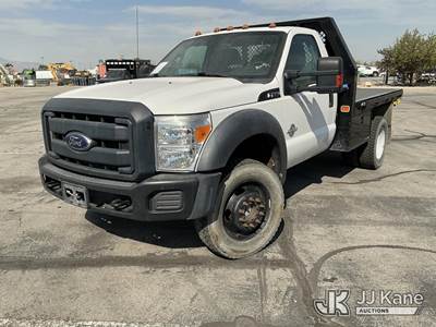 2012 Ford F450 4x4 Flatbed Truck