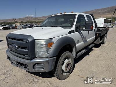 2015 Ford F-450 SD Crew Cab DRW Crew-Cab Flatbed Truck