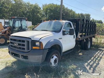 2007 Ford F450 Flatbed Truck
