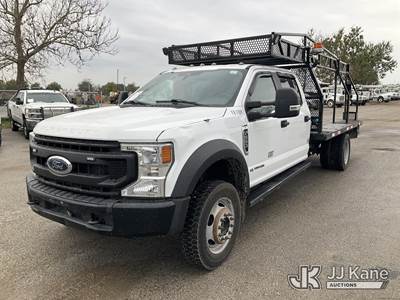Ford F-550 Flatbed Truck