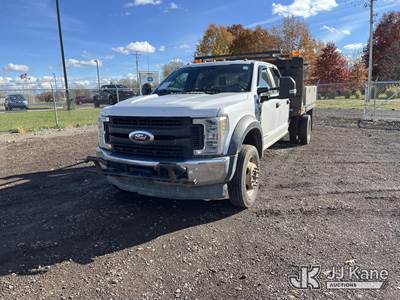 2018 Ford F550 4x4 Flatbed Truck