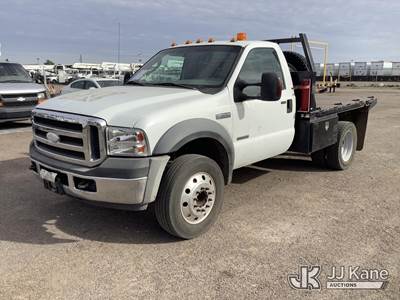2007 Ford F550 Flatbed Truck