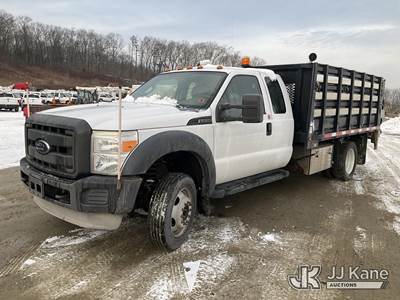 2012 Ford F-550 Extended-Cab Flatbed Truck