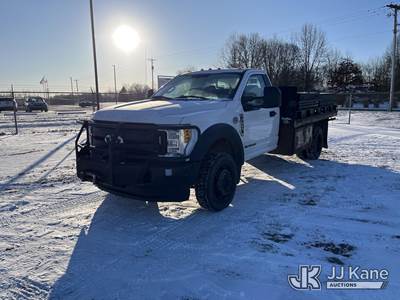 2017 Ford F550 4x4 Flatbed Truck