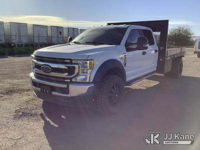 2020 Ford F-550 Crew Cab DRW 4WD Flatbed Truck