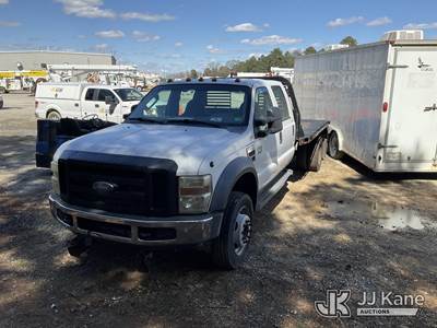 2008 Ford F550 Crew-Cab Flatbed Truck